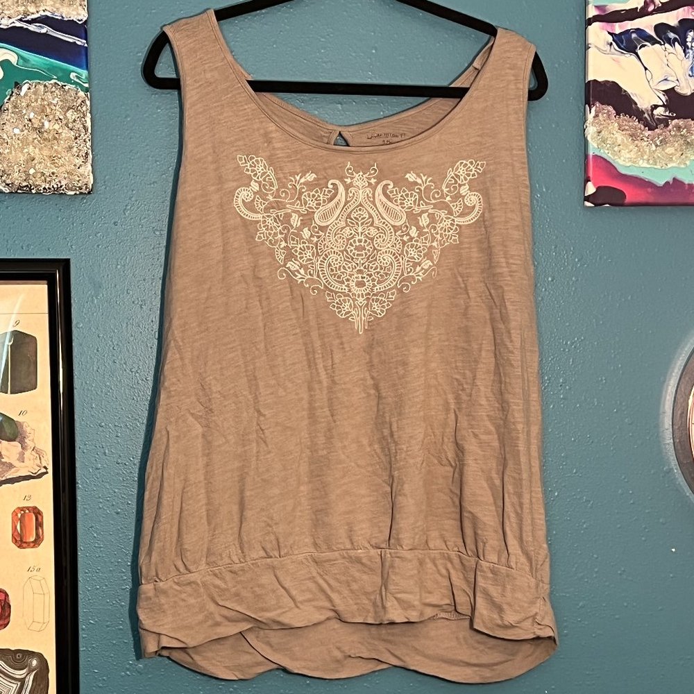Lane Bryant Embroidered Tank
